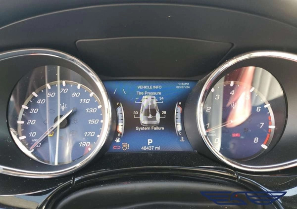 Maserati Quattroporte cena 89470 przebieg: 77499, rok produkcji 2018 z Reszel małe 56